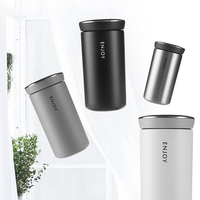 Gobelets en acier inoxydable à double paroi de 12oz tasses à café classiques isolées sous vide infuseur à thé pour boissons chaudes froides cadeaux d'affaires