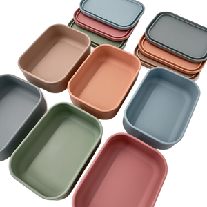 Boîte à lunch en silicone <span class=keywords><strong>pour</strong></span> congélation, boîte de conservation <span class=keywords><strong>alimentaire</strong></span> de qualité <span class=keywords><strong>alimentaire</strong></span>, étanche, organisateur de cuisine, boîte de rangement <span class=keywords><strong>pour</strong></span> aliments, boîte à bento - Product Image 5