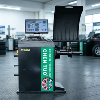 Équilibreuse et aligneur de roues automatique haute performance pour pneus de voiture