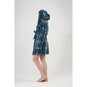 Peignoir court à capuche en polaire pour femme, avec poches, respirant, pour la maison, imprimé uni, peignoir de bain, logo personnalisé, ODM - Product Image 3