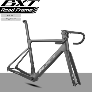 Cuadro de <span class=keywords><strong>Bicicleta</strong></span> de Carretera BXT Road-275, Cuadro de Carbono para Frenos de Disco con Manillar, Pieza de Ciclismo Ultraligera, Tallas XXXS/XXS/XS/S - Product Image 1