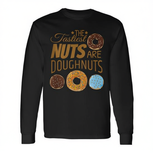 Camiseta de manga larga Doughnut House Lover Bakery Staff con diseño de juego de palabras y humor sobre comida - Product Image 2