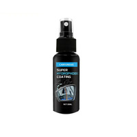 Spray Repelente de Lluvia para Espejos Laterales de Coche Profesional - Revestimiento Nano Superhidrófobo para una Visión Clara en Conducción, Spray Impermeable