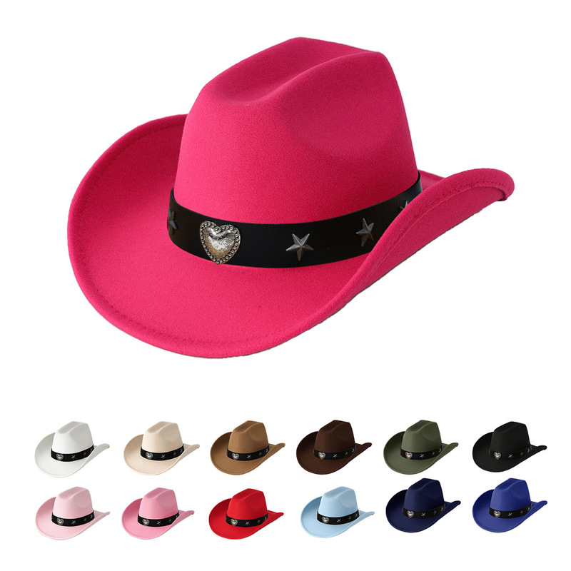 Promotional Unisex Disco Cowboy Hat Silver