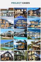 Ventanas Corredizas Panorámicas de Aluminio ZEKIN Hurricane Impact 120 con Rotura de Puente Térmico, Doble Acristalamiento y Persianas Integradas