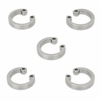 Stainless Steel Circlips External Retaining Rings Snap Rings for Shaft Fastener Hardware Wholesale