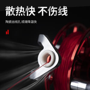 <span class=keywords><strong>Moulinet</strong></span> de pêche tout métal en alliage d'aluminium à manivelle avant pour <span class=keywords><strong>la</strong></span> pêche en étang, sur glace, en radeau et à <span class=keywords><strong>la</strong></span> <span class=keywords><strong>mouche</strong></span> - Product Image 3