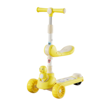 Trottinette pour enfant BAB WAY - Pliable, légère, roues en PU, design à trois roues, capacité de charge de 50 kg, corps en plastique et alliage d'aluminium