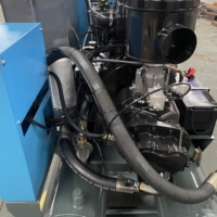 Compresseur d'air à vis portable 0.8MPa 8 Bar 185-200 CFM Configuration stationnaire Moteur diesel lubrifié pour mines de gaz naturel