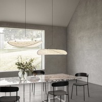 Lampe à nuage à LED en tissu de soie moderne et simple Lumières décoratives créatives design Restaurant Chambre Soucoupe volante Suspension à LED