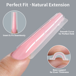 Nuevo Kit de 256 Moldes para Uñas Duales, Extensión Rápida para Uñas Francesas, Moldes Duales Profesionales para <span class=keywords><strong>Manicura</strong></span> - Product Image 1