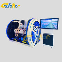 Simulateur de réalité virtuelle jeux 3d casques lunettes 9d cinéma intérieur VR machine de conduite