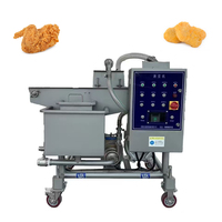 Populaire automatique Tempura crevettes fruits de mer battage Machine Burger Patty Maker Machine pommes de terre produits lignes de traitement