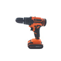 Perceuse pistolet sans fil à boîtier en plastique de qualité industrielle aux normes européennes personnalisées Moteur sans balais couple maximal 60Nm Impact réversible