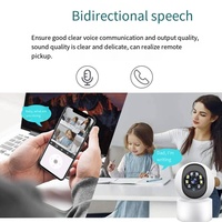 Caméra intelligente sans fil pour bébé, Audio bidirectionnel, Babyphone 360, sécurité domestique, Wifi, vidéo, moniteur pour bébé