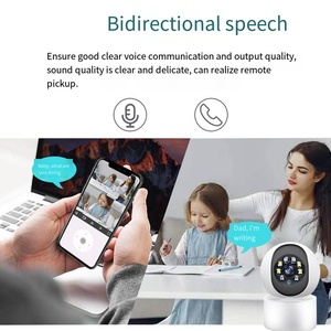 Caméra intelligente sans fil pour bébé, Audio bidirectionnel, <span class=keywords><strong>Babyphone</strong></span> 360, sécurité domestique, Wifi, vidéo, moniteur pour bébé - Product Image 5