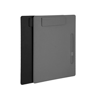 Porte-documents de luxe en cuir PU noir A4, organiseur de classement moderne, porte-documents, porte-documents personnalisé avec logo, fait main, portable, cadeaux