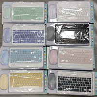 Ensemble clavier et souris sans fil universels, clavier de jeu à 78 touches pour Android, Windows, ordinateur de bureau, ordinateur portable, tablette