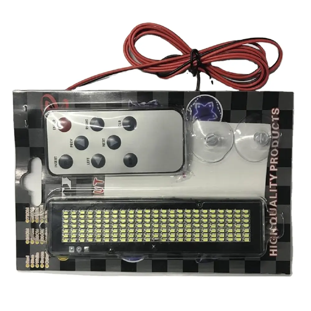 Wasserdichter DC 12 V Auto-Werbe bildschirm LED programmier bares Nachrichten zeichen Scrolling Taxi Light Board mit Fernbedienung