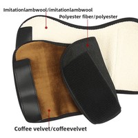 Manchon de soutien de cheville unisexe chaud pour l'hiver, doublure polaire en polyester, respirant, épaissi, enveloppant, élastique, protection thermique douce pour l'extérieur