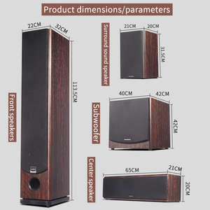 7.1 Tower Home System Surround Sound Floor-<b>standing</b> Wooden Theatre High-fidelity <b>Speakers</b> - Product Image 6