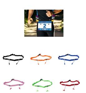 Accessoire de sport personnalisé Ceinture de course à bretelles avec numéro Triathlon Race Belt - Product Image 4