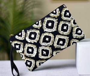 Bolsos de mano de alta demanda, ligeros, con forma de media luna para mujer, con un hermoso diseño de lentejuelas para damas. - Product Image 2