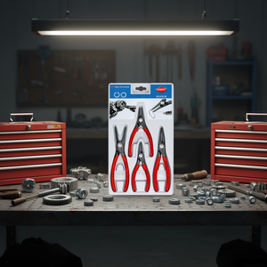 Juego de alicates de precisión Knipex para anillos de retención, 4 piezas, 9-56 mm, herramienta de extracción de anillos internos y externos - Product Image 2