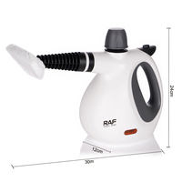 RAF – Ensemble d'accessoires 9 pièces pour nettoyeur vapeur portable pressurisé R.11219 de bonne qualité pour tapis, canapés et voitures
