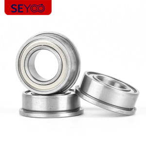 ตลับลูกปืนเม็ดกลมร่องลึกขนาดเล็ก Seyoo รุ่น F63800ZZ 10x19x7 มม. พร้อมหน้าแปลน เมตริก เหล็กโครเมียม ปิดผนึก ZZ - Product Image 1