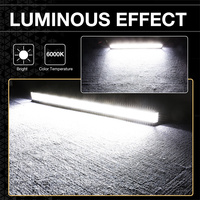 Accessoires d'éclairage LED pour voitures tout-terrain, barre lumineuse LED de 32 pouces à faisceau direct, faisceau large avant, faisceau latéral, barre lumineuse LED de toit