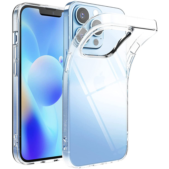 Clear Case for iPhone 16 15 Pro Max 14 13 12 11 Pro XR X XS Max 13 Mini Soft Tpu Silicon Case Cover for iphone 7 8 SE 2