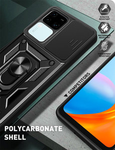 Funda a prueba de golpes para <span class=keywords><strong>vivo</strong></span> X100 Pro V30e Y200 V27e V27 V25e <span class=keywords><strong>V21</strong></span> V30 X80 Lite Slide Camera Lens Protection Stand Back Cover - Product Image 4