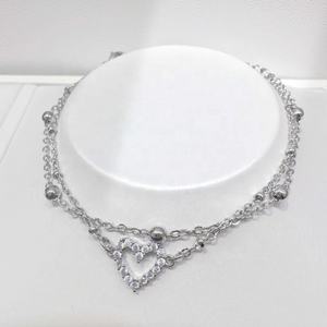 ราคาส่ง สร้อยข้อมือเงินแท้ S925 ประดับเพชรซิคอนรูปผีเสื้อ สไตล์ตะวันตก สวยงาม เรียบหรู สำหรับผู้หญิง แบบสองชั้น แฟชั่น สร้อยข้อมือมิตรภาพ - Product Image 5