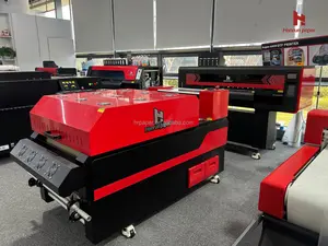 Impresora automática de alta calidad para camisetas i3200a1 DTF, máquina de impresión de 24 pulgadas con agitador para ropa