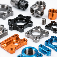 Services de fraisage CNC sur mesure, usinage de précision en aluminium anodisé et acier inoxydable, perçage, tolérance de 0,05 mm, 200 Heat