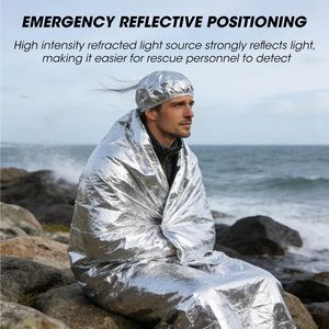<span class=keywords><strong>Mantas</strong></span> Térmicas de Emergencia Impermeables de Tamaño Compacto, de Mylar, para Supervivencia - Product Image 5