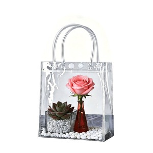 Sac fourre-tout transparent en PVC, tailles personnalisées, imperméable, emballage cadeau, souvenirs, papeterie, promotion - Product Image 4