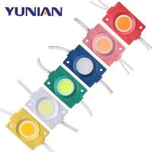 Módulo de led 12v, cob, design de sinalização, luz traseira à prova d' água ip65, branco, vermelho, verde, azul, amarelo, luz de sinal