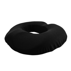 Conçu pour les patients souffrant d'hémorroïdes Coussins de siège en forme de beignet Mousse à mémoire de forme Respirant et Oreiller pour voiture pour chaise de bureau - Product Image 2