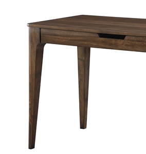 Escritorio de Oficina Curvo de Madera Maciza Clásica Italiana Antigua, Muebles de Escritorio, Mesa de Escritura - Product Image 3