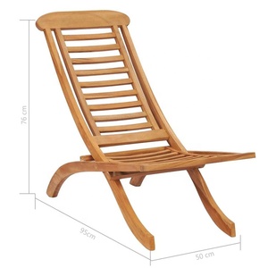 Sillas <span class=keywords><strong>de</strong></span> jardín plegables <span class=keywords><strong>de</strong></span> madera maciza natural personalizadas para <span class=keywords><strong>terraza</strong></span> o patio al por mayor - Product Image 5