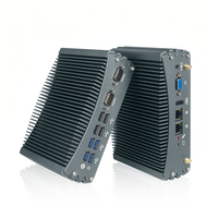 Mini PC Industrial en Oferta, Intel de 4.ª a 12.ª Generación, Windows 10/11, Computadora de Escritorio Industrial sin Ventilador, 2*LAN, DDR4, M.2 NVMe, para Sistemas Inteligentes