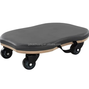 Tabla de Pilates Profesional de Alta Resistencia, Equipo de Gimnasio, Madera Sólida, Microfibra, Cuero y Esponja - Product Image 1