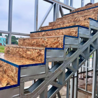 Panneaux sandwich isolants structurels en laine de roche résistante à l'eau pour murs et toitures, panneaux SIP OSB haute résistance pour les constructeurs de maisons