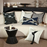 AIBUZHIJIA Orientalisches Design Chinesische Bestickte Luxus-Kissenbezüge Zierkissenhüllen Dekorative Kissenbezüge