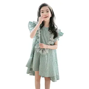 새로운 프리미엄 Net 서양 어린이 캐주얼 키즈 A 라인 드레스 디자인 소녀 파티 중국 공급 업체에서 구매