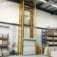 Ascenseur de levage de matériaux fixe pour entrepôt extérieur