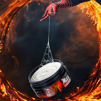Black Tech Hair Spider Wax tira en Silk Men Web-Producto de arcilla de estilo resistente