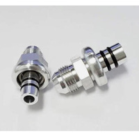 Kit d'adaptation de conduite de carburant Mustang 1986-1998 -6AN -8AN, raccords billette résistants à l'usure, kit de raccordement de rail de carburant en aluminium pour amélioration de puissance